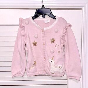 Mud Pie Baby Unicorn Sweater 12-18 Months